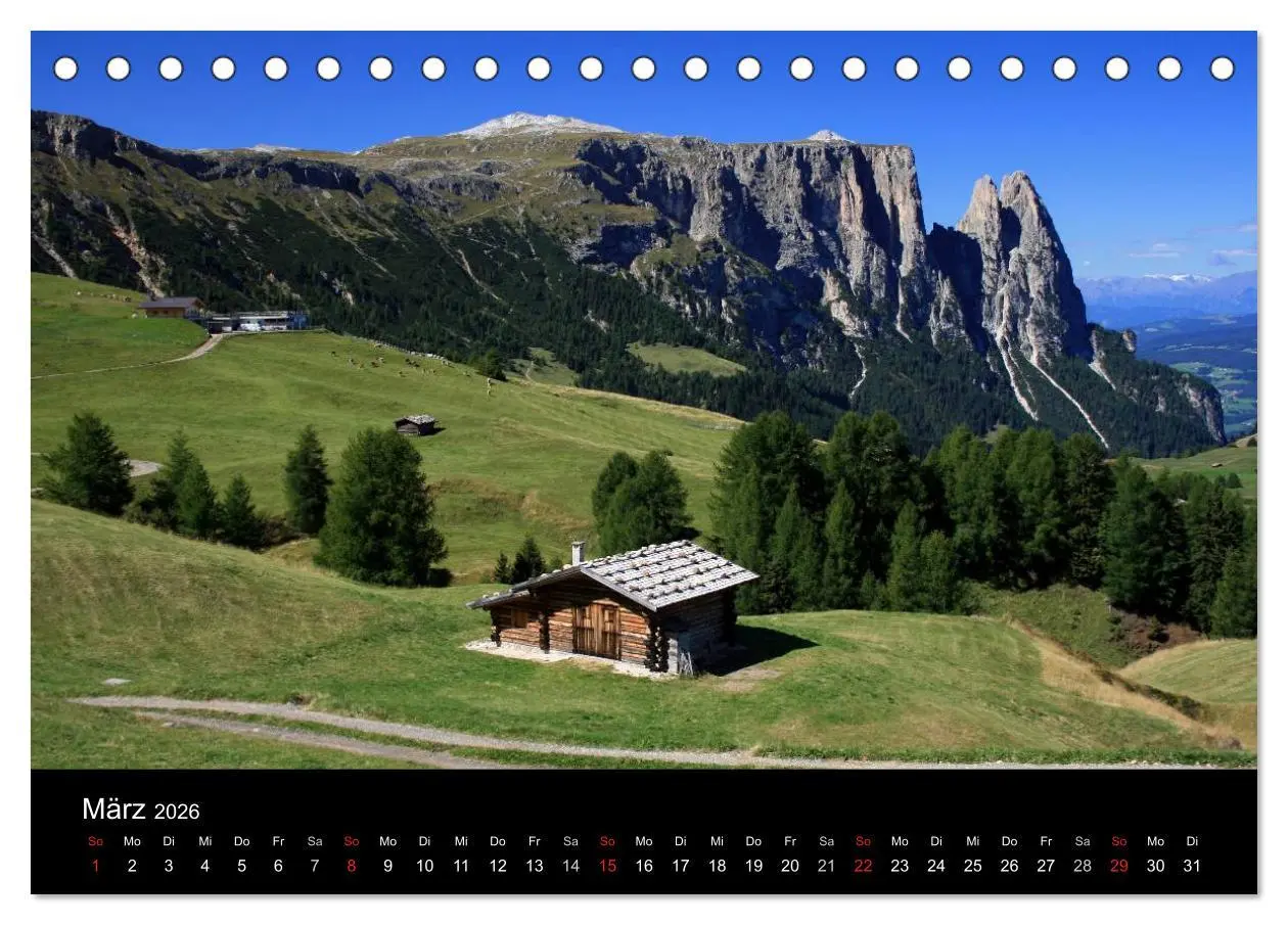 Bild: 9783457951644 | Alpe di Siusi - Seiser Alm (Tischkalender 2026 DIN A5 quer),...