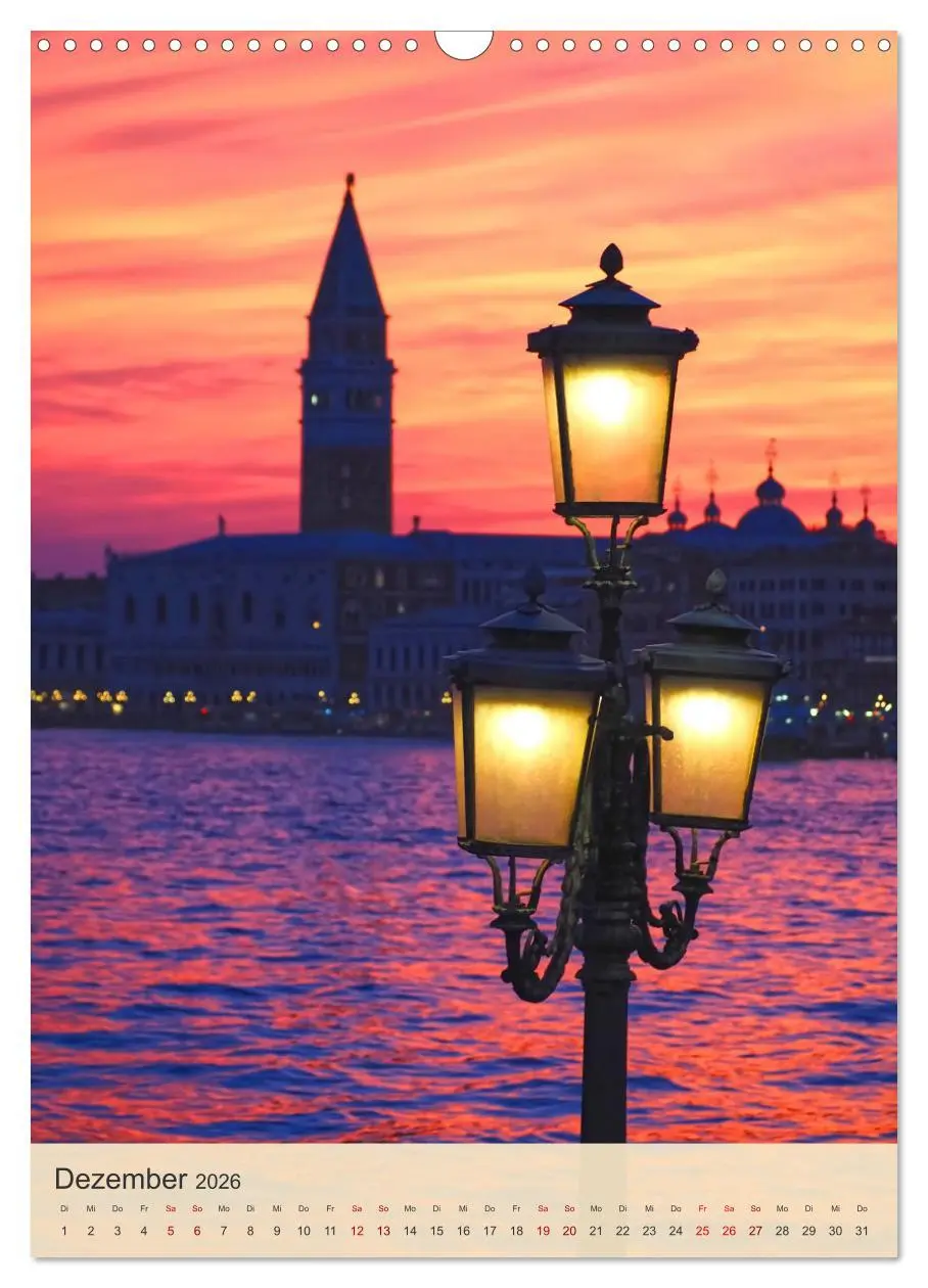 Bild: 9783516351644 | Für immer Dein Venedig (Wandkalender 2026 DIN A3 hoch), CALVENDO...