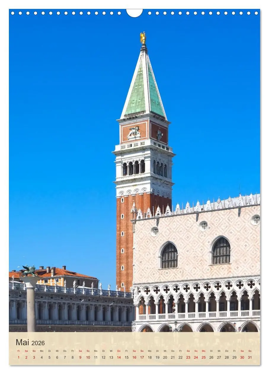 Bild: 9783516351644 | Für immer Dein Venedig (Wandkalender 2026 DIN A3 hoch), CALVENDO...