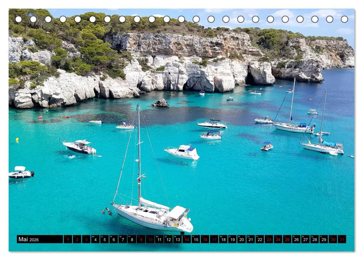 Bild: 9783457631744 | MENORCA Magie einer Insel (Tischkalender 2026 DIN A5 quer),...