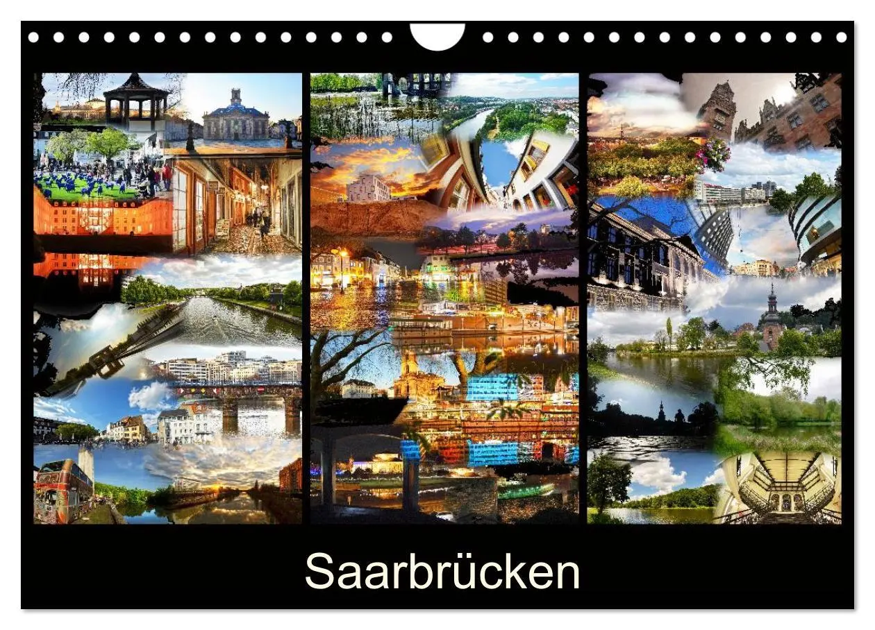 Cover: 9783516101744 | Saarbrücken (Wandkalender 2026 DIN A4 quer), CALVENDO Monatskalender