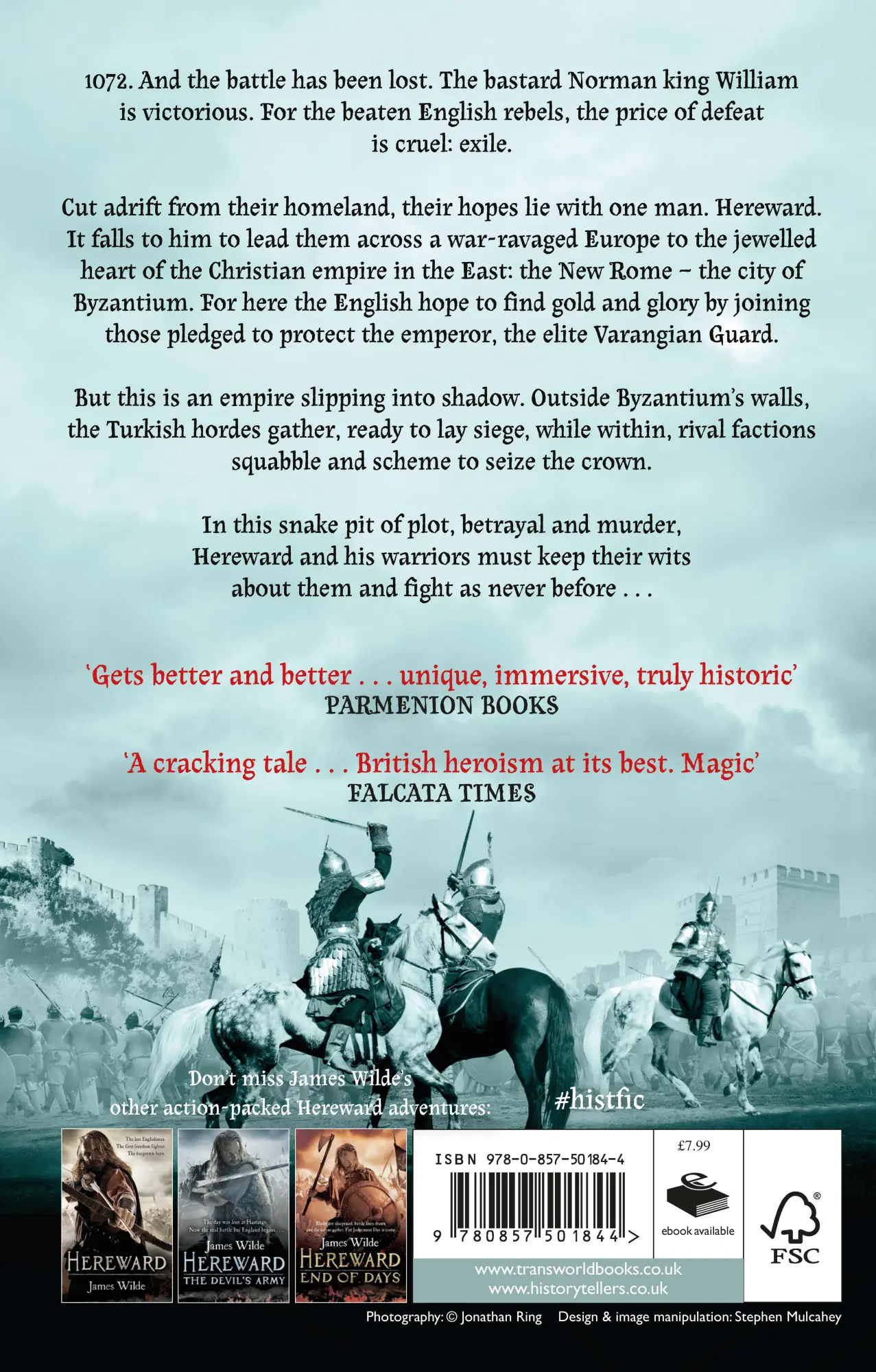 Rückseite: 9780857501844 | Hereward: Wolves of New Rome | James Wilde | Taschenbuch | Englisch
