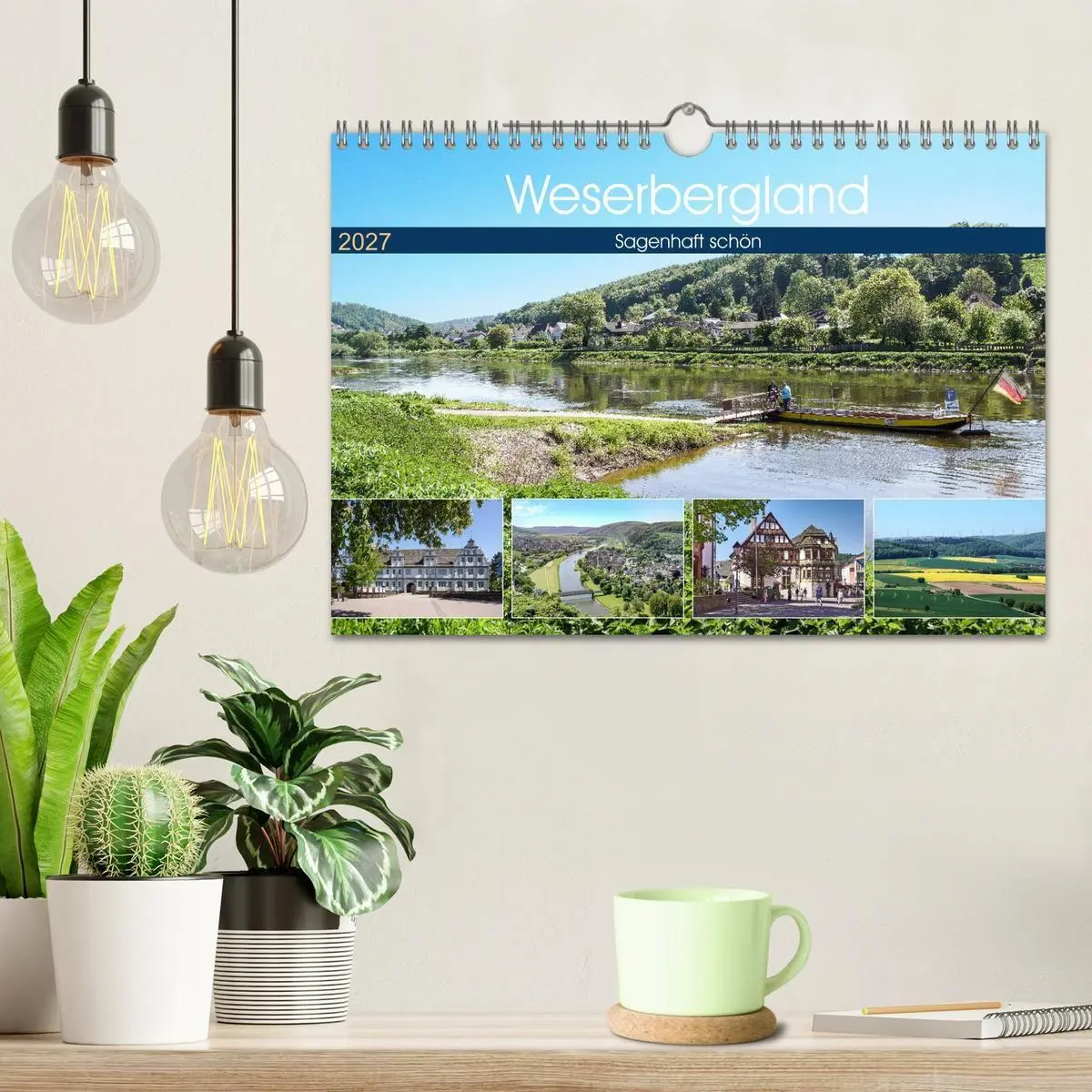 Bild: 9783569731844 | Weserbergland - sagenhaft schön (Wandkalender 2027 DIN A4 quer),...