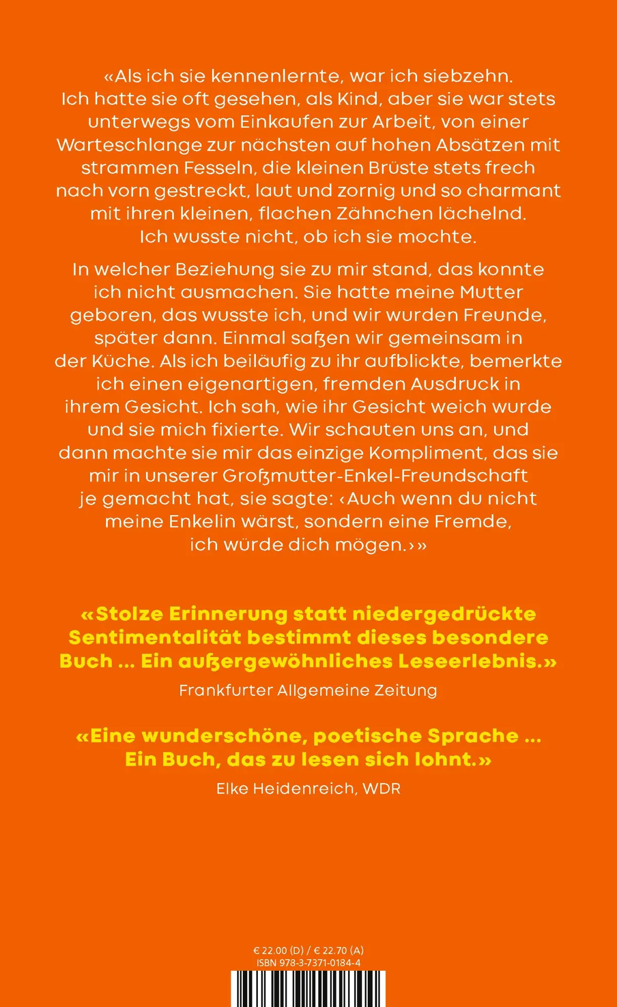 Rückseite: 9783737101844 | Das Pferd im Brunnen | Valery Tscheplanowa | Buch | 192 S. | Deutsch