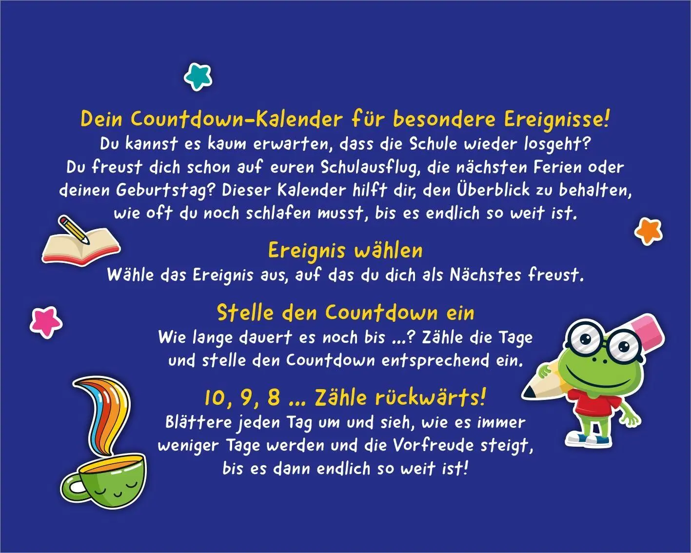 Bild: 9783845871844 | Der große Countdown-Spaß für die Schule | Taschenbuch | 28 S. | 2026
