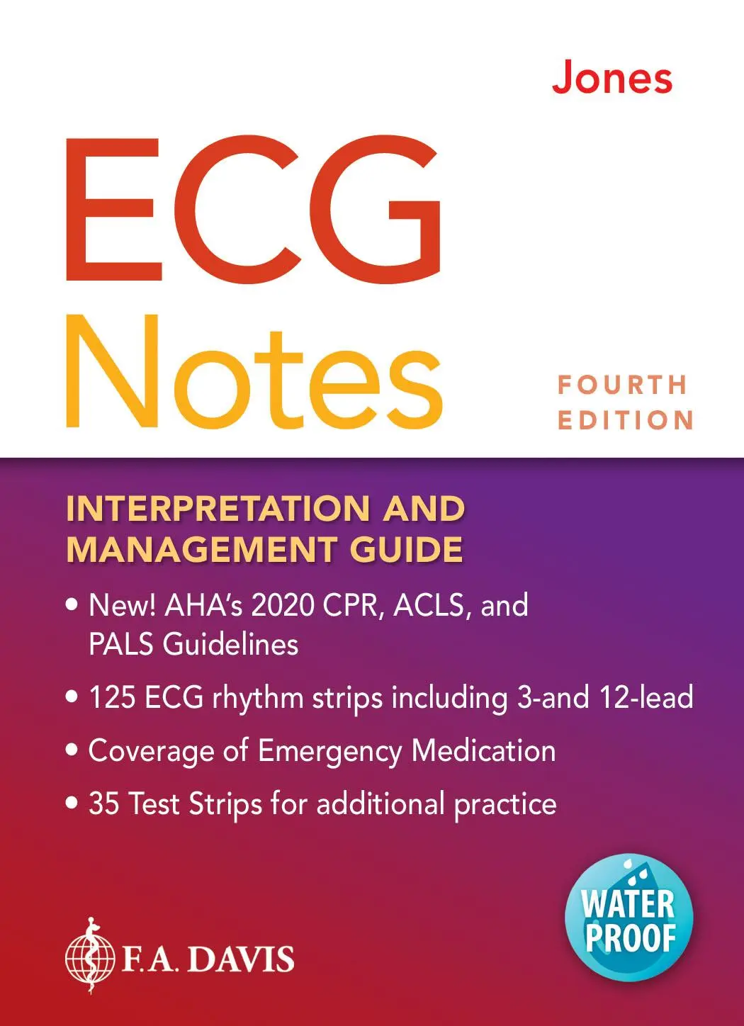 Cover: 9781719641944 | ECG Notes | Interpretation and Management Guide | Shirley A Jones