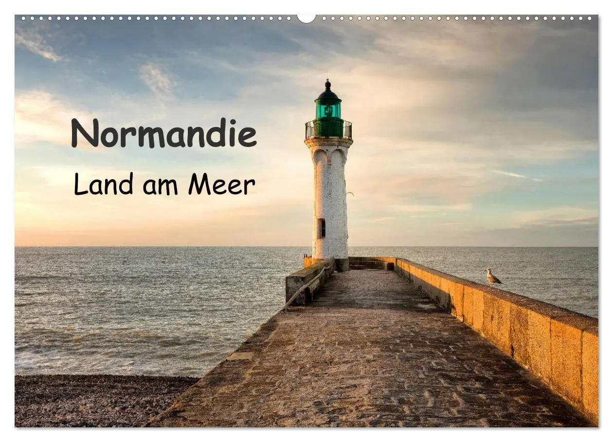 Cover: 9783457851944 | Normandie - Land am Meer (Wandkalender 2026 DIN A2 quer), CALVENDO...