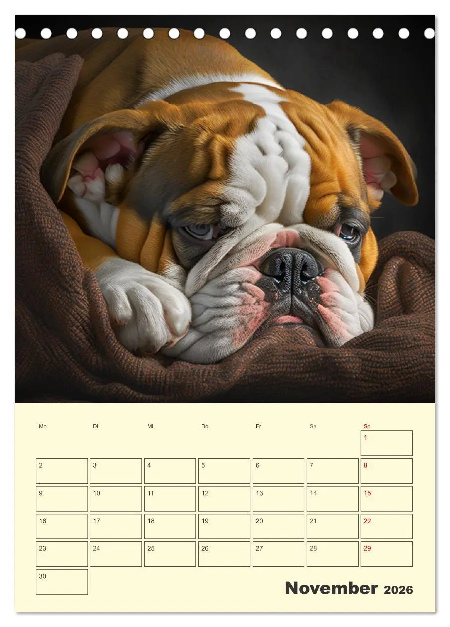 Bild: 9783516321944 | English Bulldogs. Fröhliche Dickköpfe mit Charakter (Tischkalender...