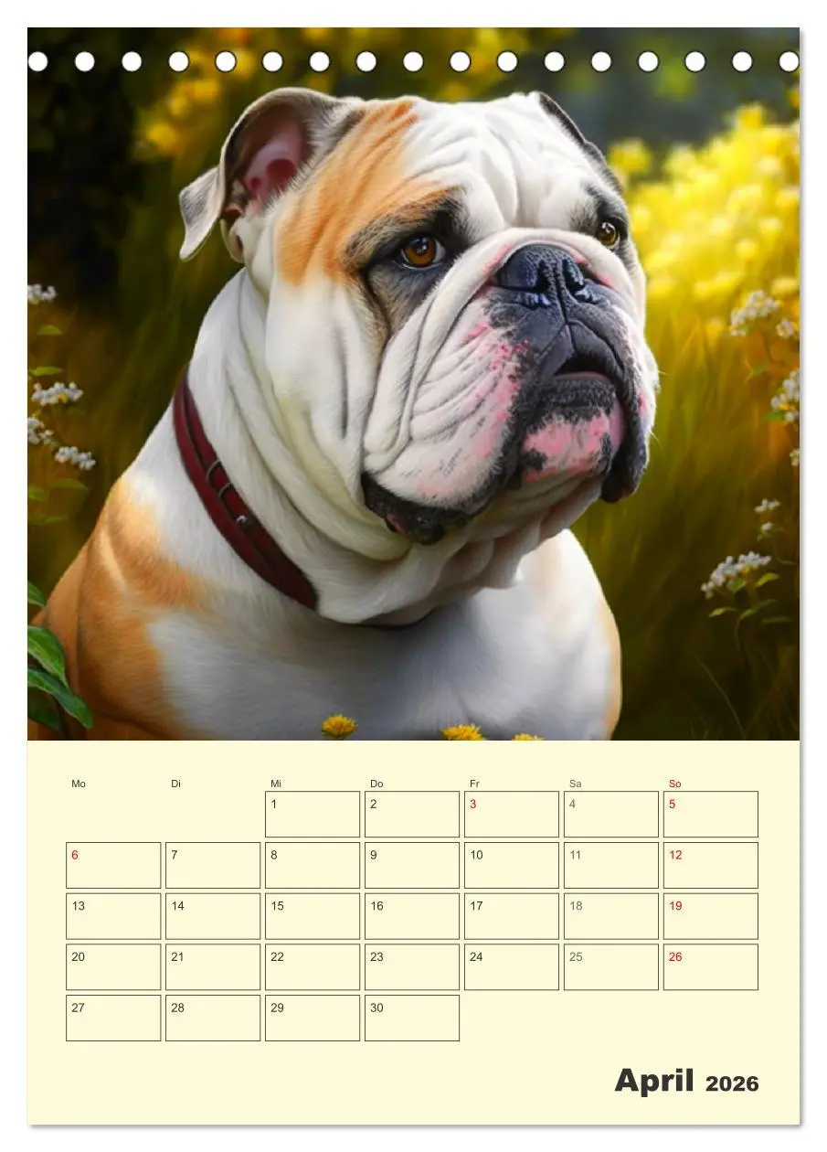 Bild: 9783516321944 | English Bulldogs. Fröhliche Dickköpfe mit Charakter (Tischkalender...