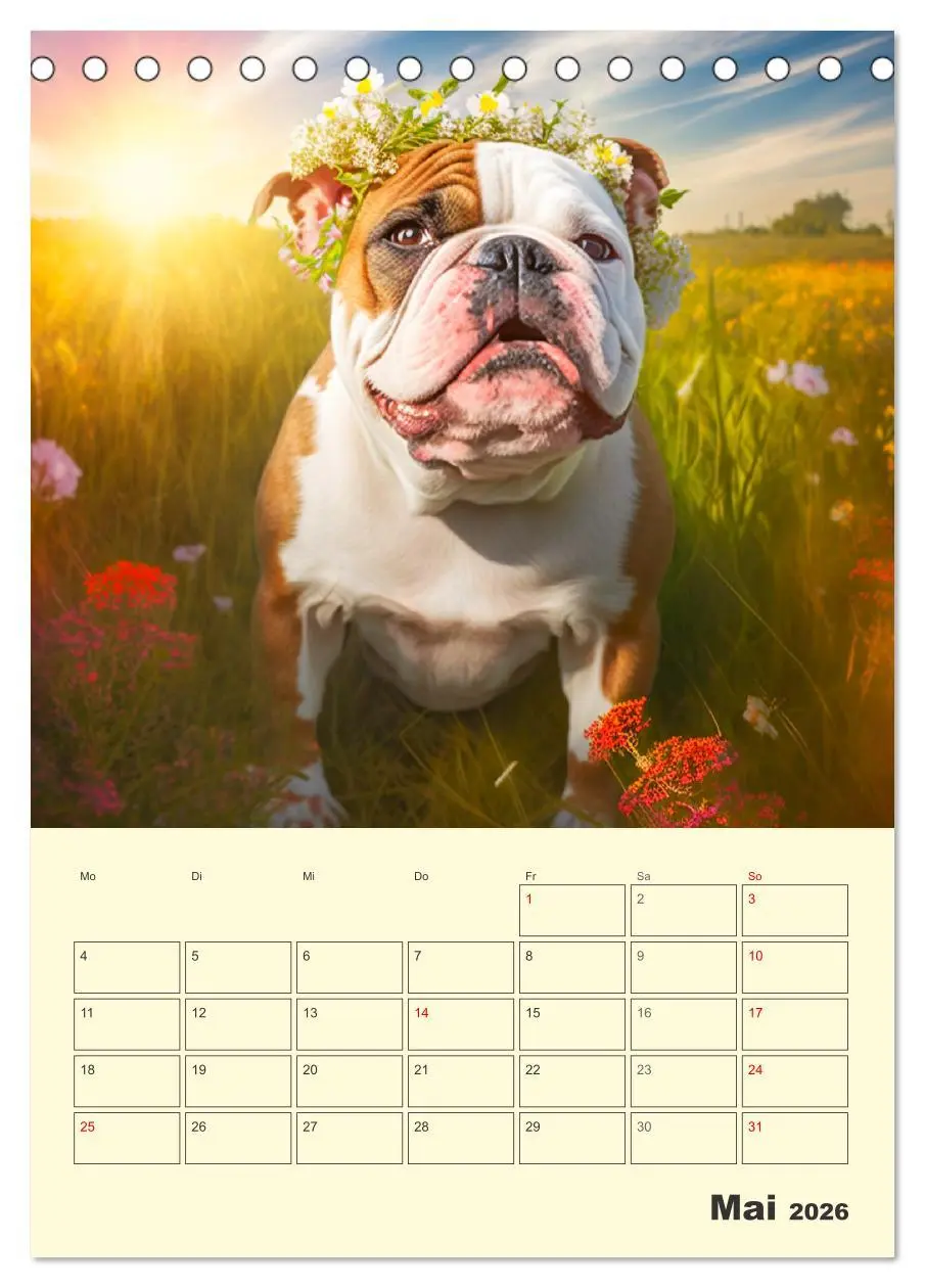 Bild: 9783516321944 | English Bulldogs. Fröhliche Dickköpfe mit Charakter (Tischkalender...