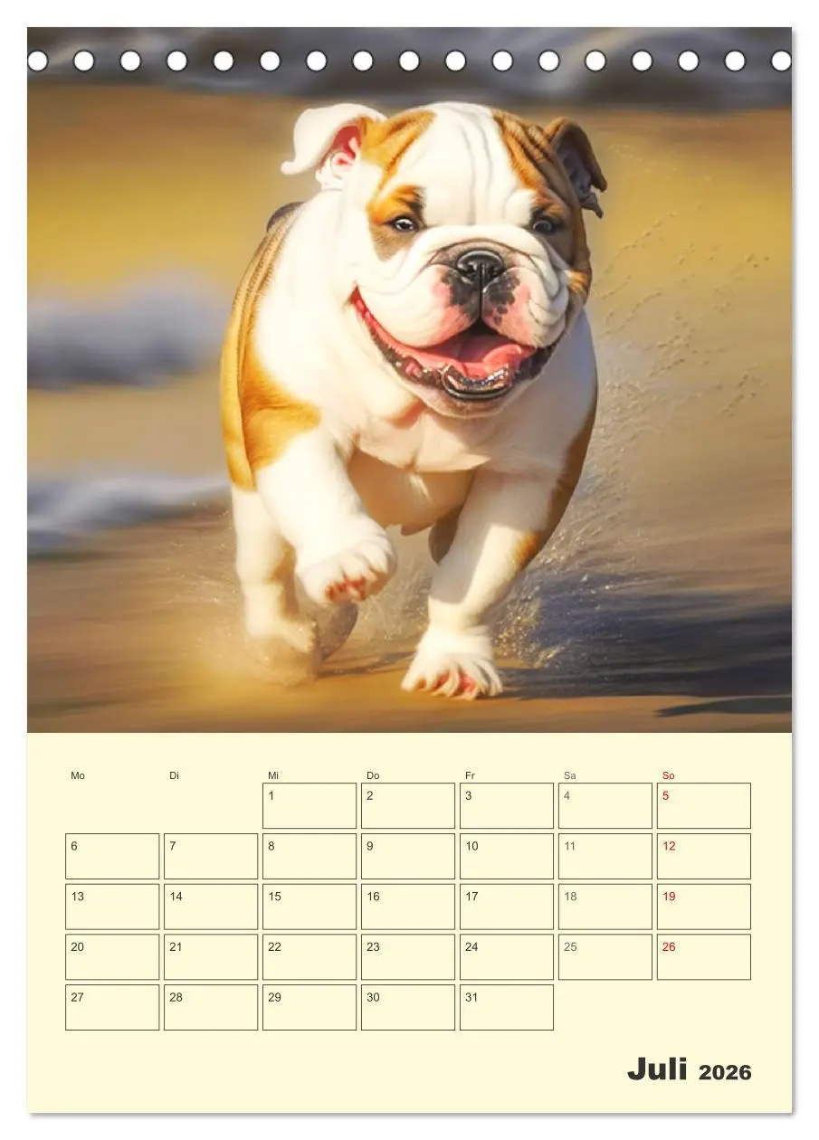 Bild: 9783516321944 | English Bulldogs. Fröhliche Dickköpfe mit Charakter (Tischkalender...