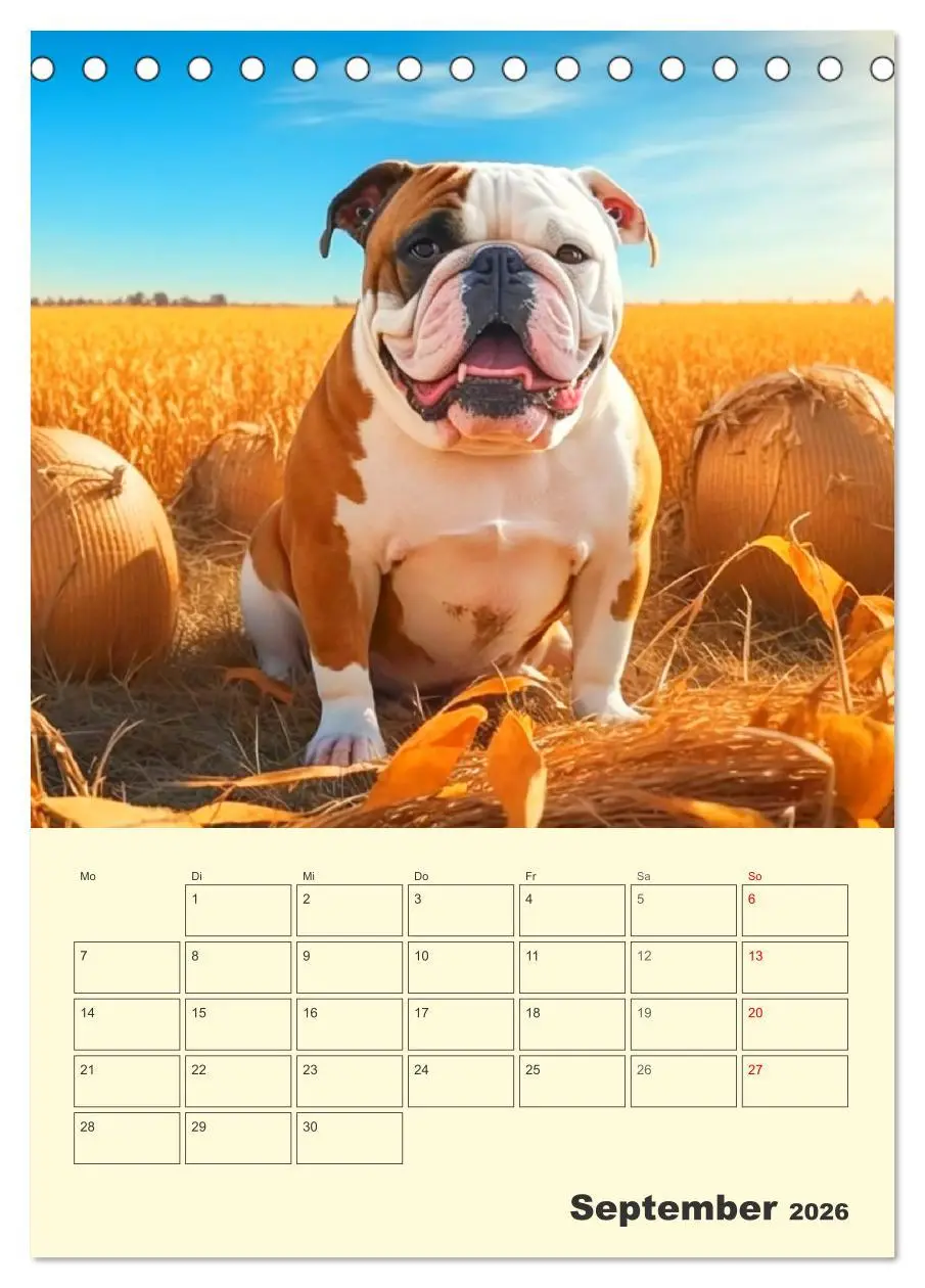 Bild: 9783516321944 | English Bulldogs. Fröhliche Dickköpfe mit Charakter (Tischkalender...