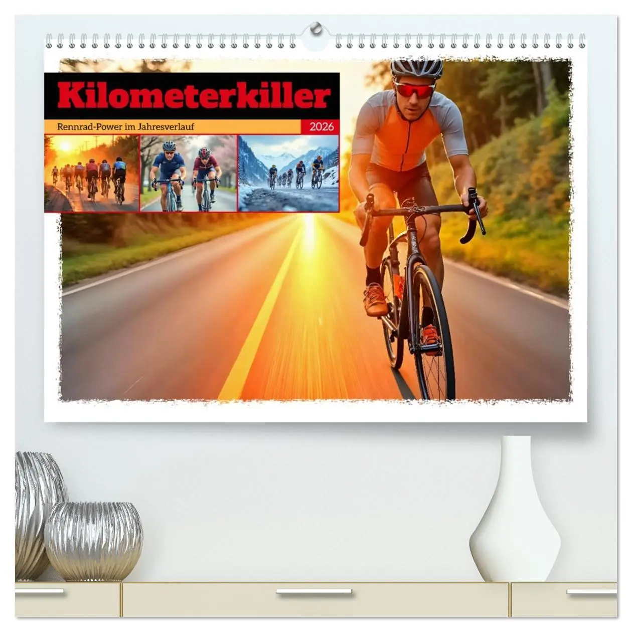 Cover: 9783516631944 | Kilometerkiller - Rennrad-Power im Jahresverlauf (hochwertiger...