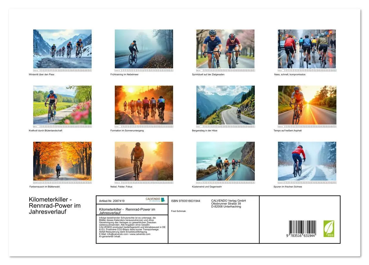 Bild: 9783516631944 | Kilometerkiller - Rennrad-Power im Jahresverlauf (hochwertiger...
