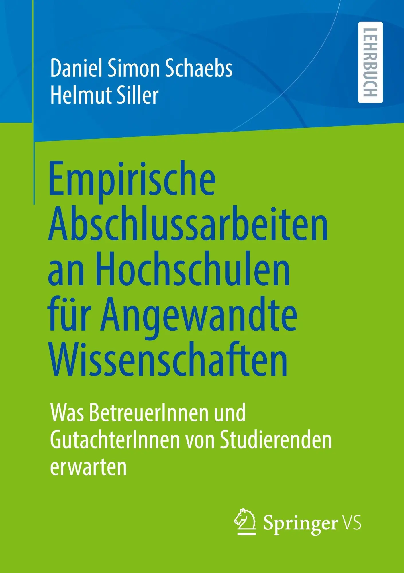 Cover: 9783658511944 | Empirische Abschlussarbeiten an Hochschulen für Angewandte...