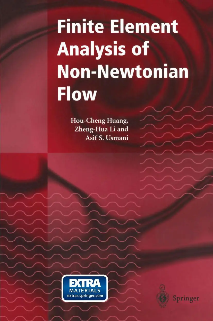 Cover: 9781447112044 | Finite Element Analysis of Non-Newtonian Flow | Theory and Software