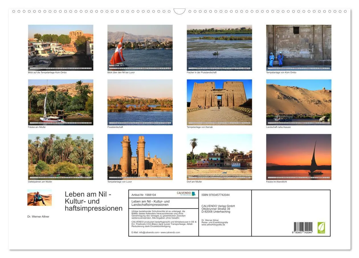 Bild: 9783457742044 | Leben am Nil - Kultur- und Landschaftsimpressionen (Wandkalender...