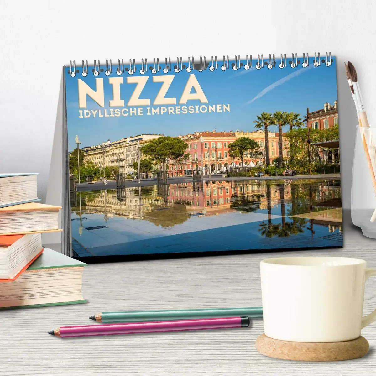 Bild: 9783457812044 | NIZZA Idyllische Impressionen (Tischkalender 2026 DIN A5 quer),...