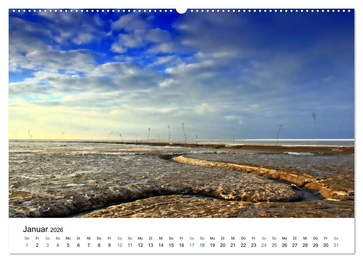 Bild: 9783516072044 | Nordseebad Wremen - Strandimpressionen (Wandkalender 2026 DIN A2...