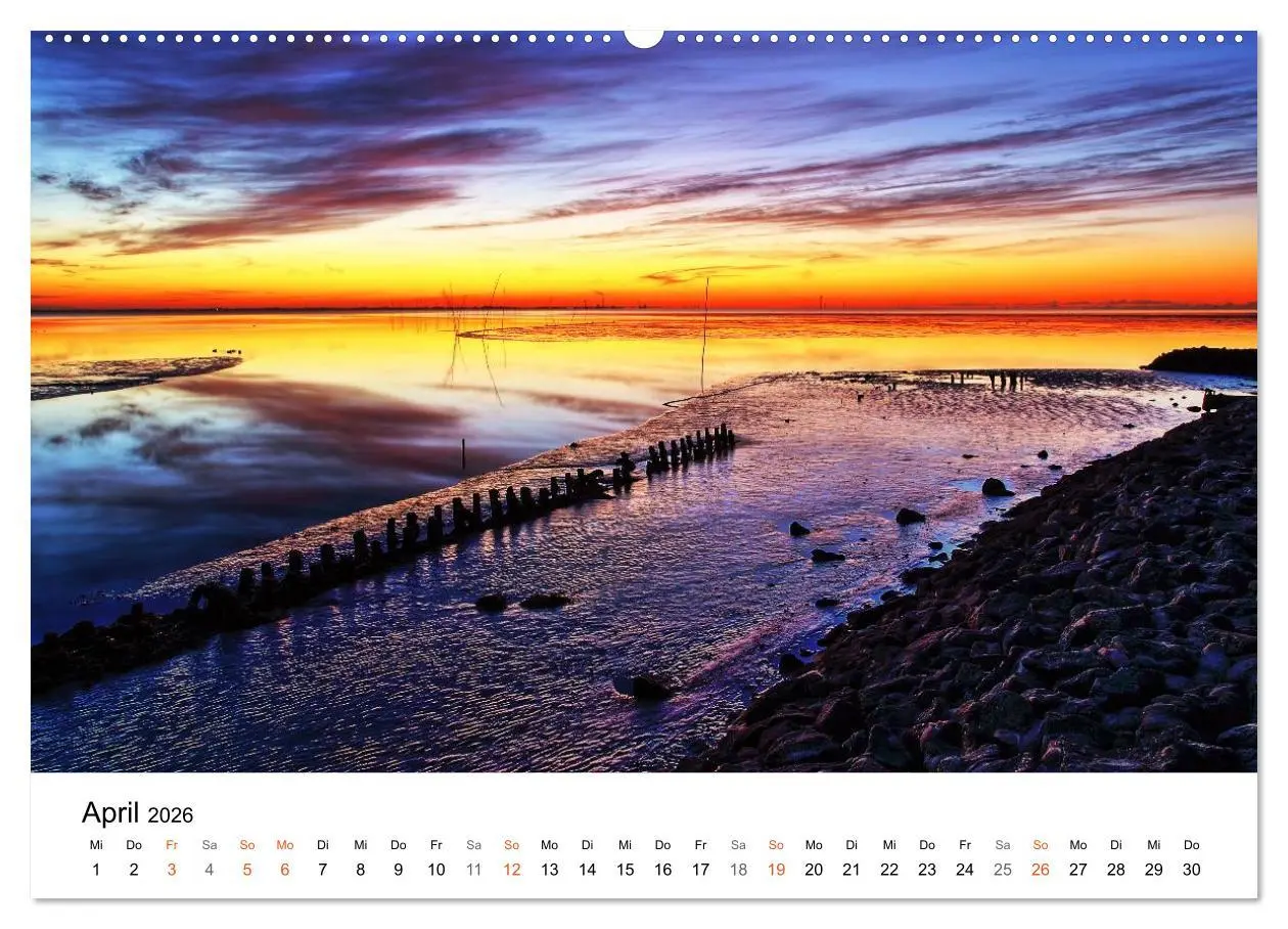 Bild: 9783516072044 | Nordseebad Wremen - Strandimpressionen (Wandkalender 2026 DIN A2...