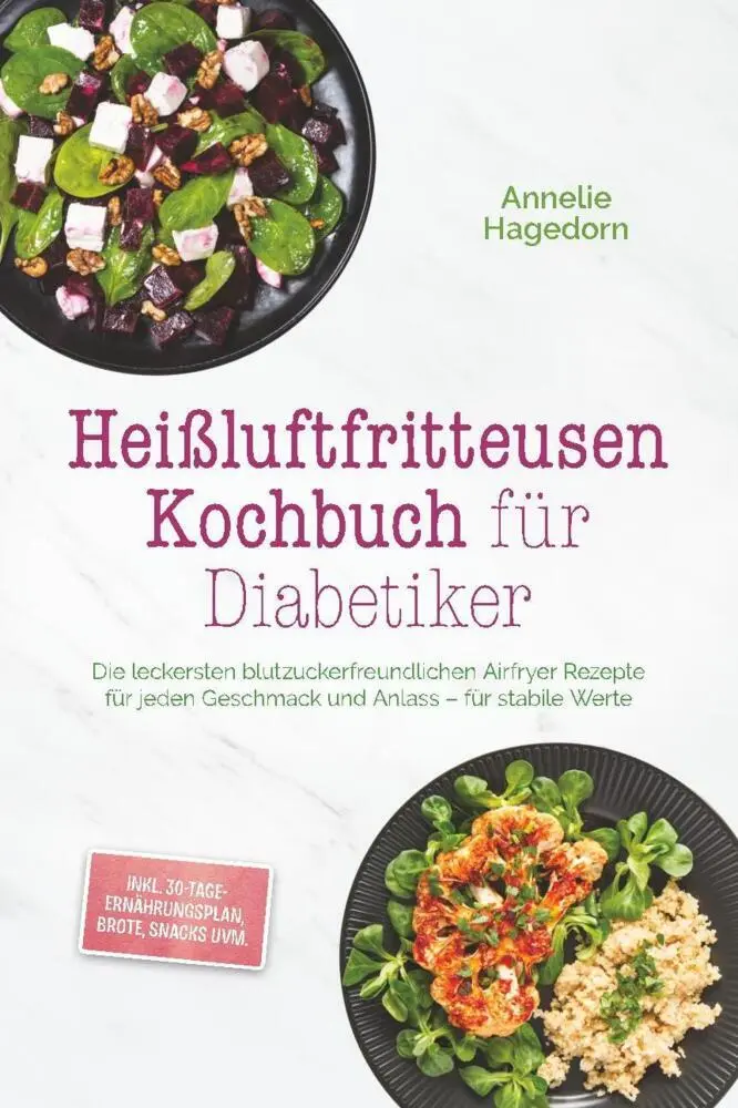 Cover: 9783757642044 | Heißluftfritteusen Kochbuch für Diabetiker: Die leckersten...