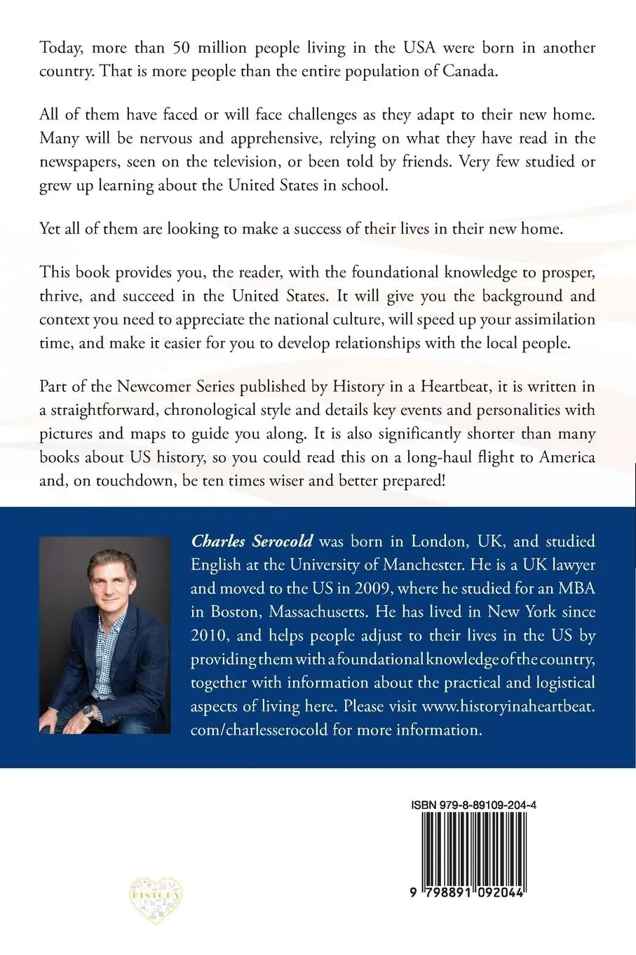 Rückseite: 9798891092044 | A History of the United States for Newcomers | Charles Serocold | Buch