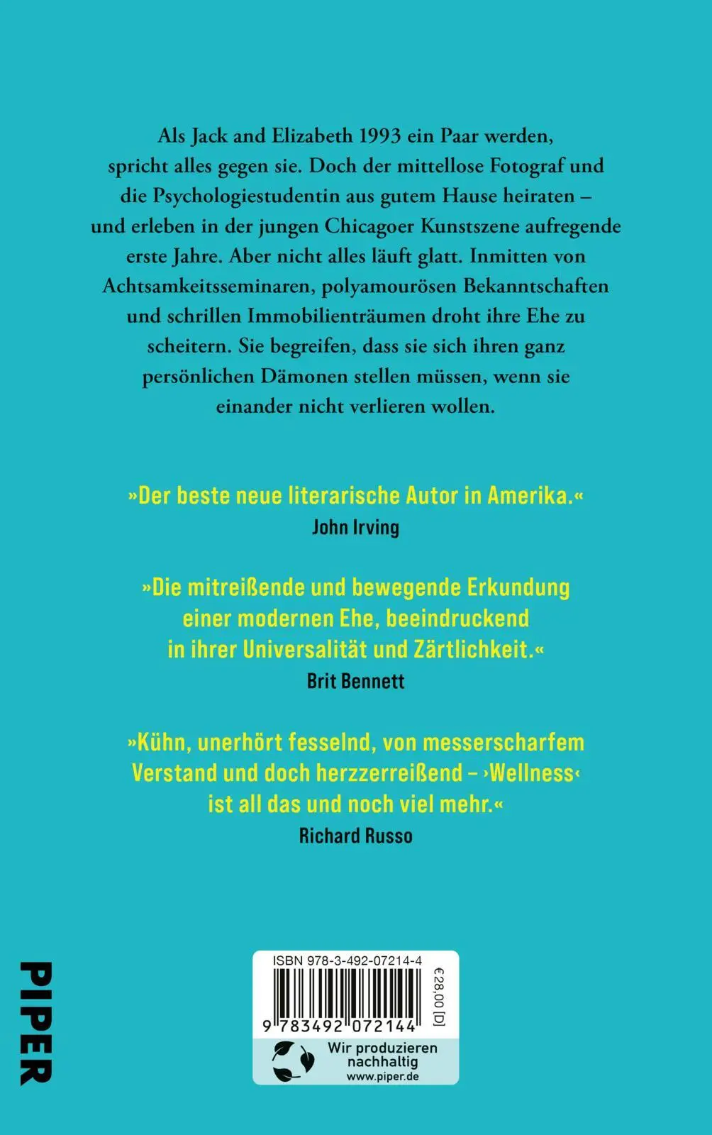 Rückseite: 9783492072144 | Wellness | Nathan Hill | Buch | 736 S. | Deutsch | 2024