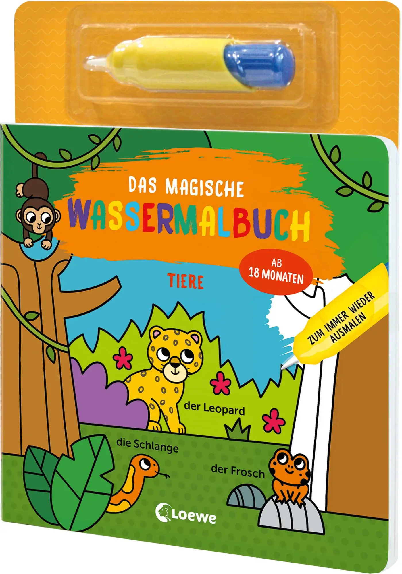 Cover: 9783743222144 | Das magische Wassermalbuch - Tiere | Svenja Pidde | Buch | 14 S.