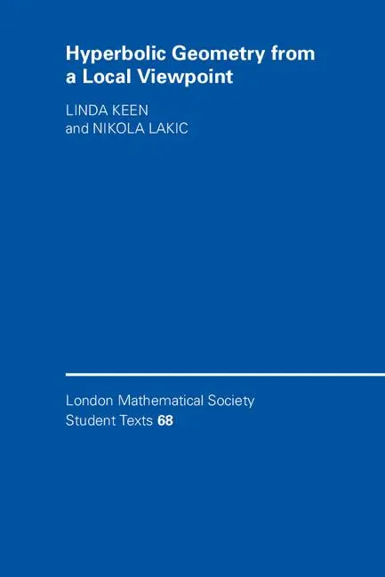 Cover: 9780521682244 | Hyperbolic Geometry from a Local Viewpoint | Linda Keen (u. a.) | Buch