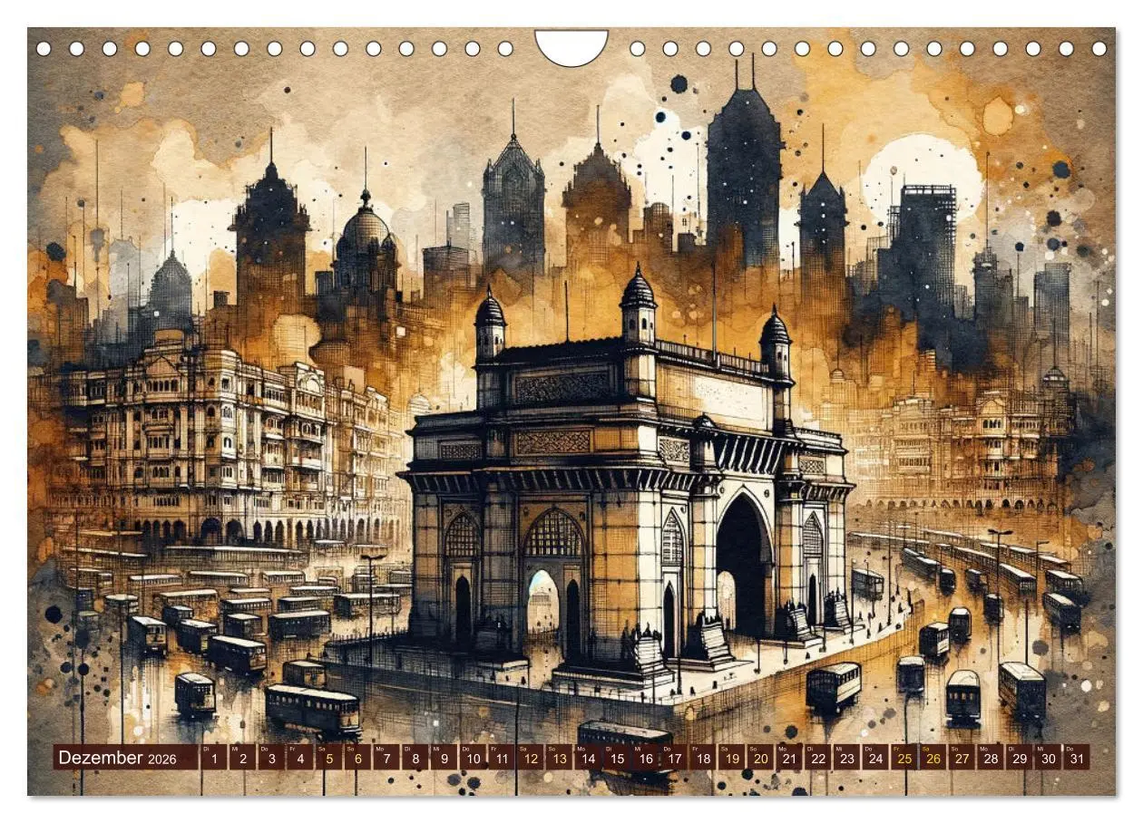 Bild: 9783457342244 | Von New York bis Tokio - Ein KI-Kalender für Weltenbummler...