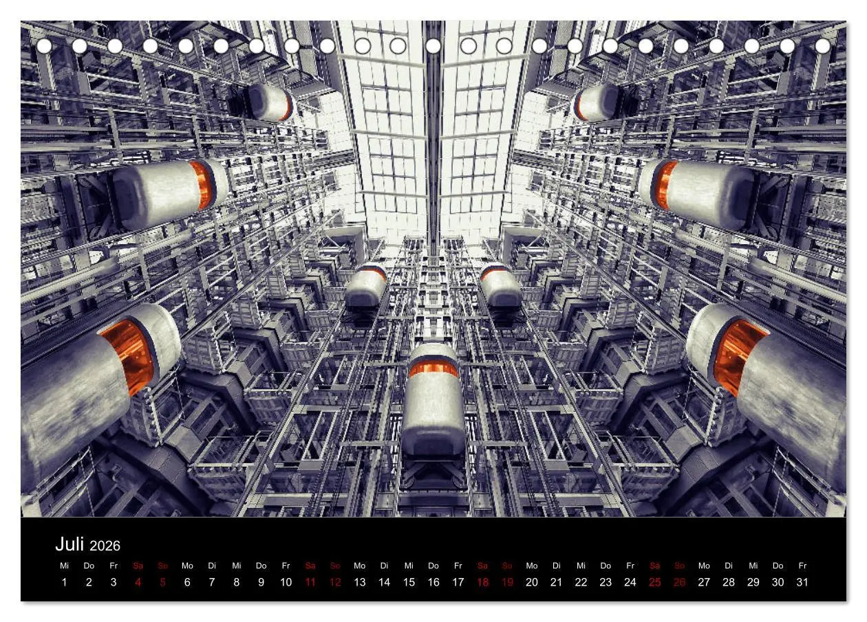 Bild: 9783457892244 | Welt der Aufzüge (Tischkalender 2026 DIN A5 quer), CALVENDO...