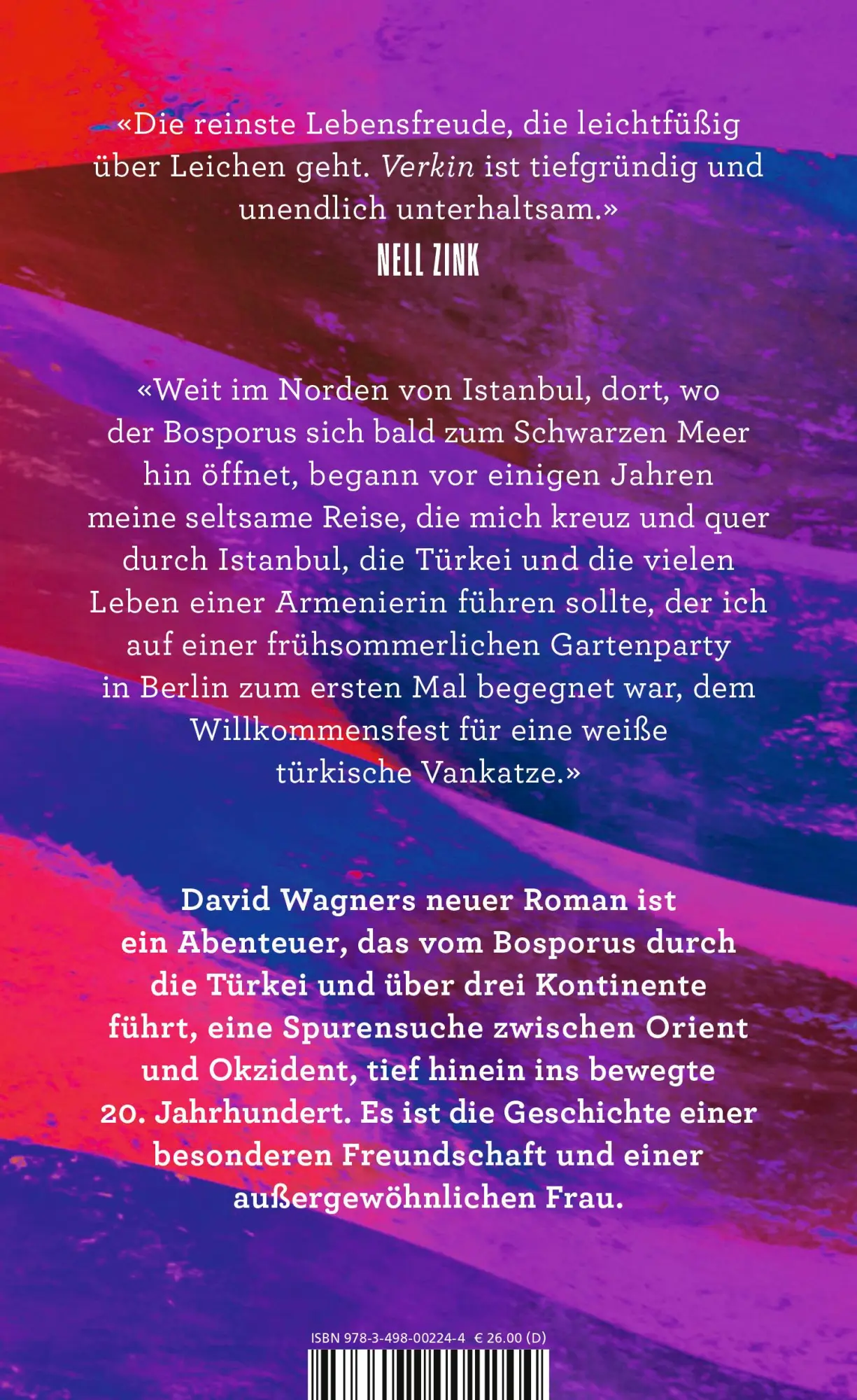 Rückseite: 9783498002244 | Verkin | Roman "DIE 100 BESTEN BÜCHER DES JAHRES" DIE ZEIT | Wagner