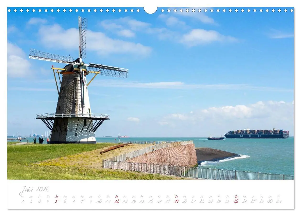 Bild: 9783516122244 | Zeeland (Wandkalender 2026 DIN A3 quer), CALVENDO Monatskalender
