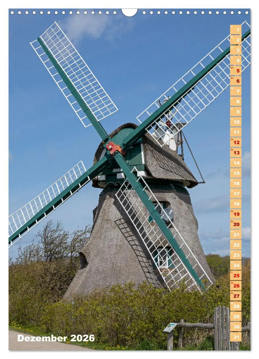 Bild: 9783516362244 | Deutschlands historische Windmühlen (Wandkalender 2026 DIN A3...