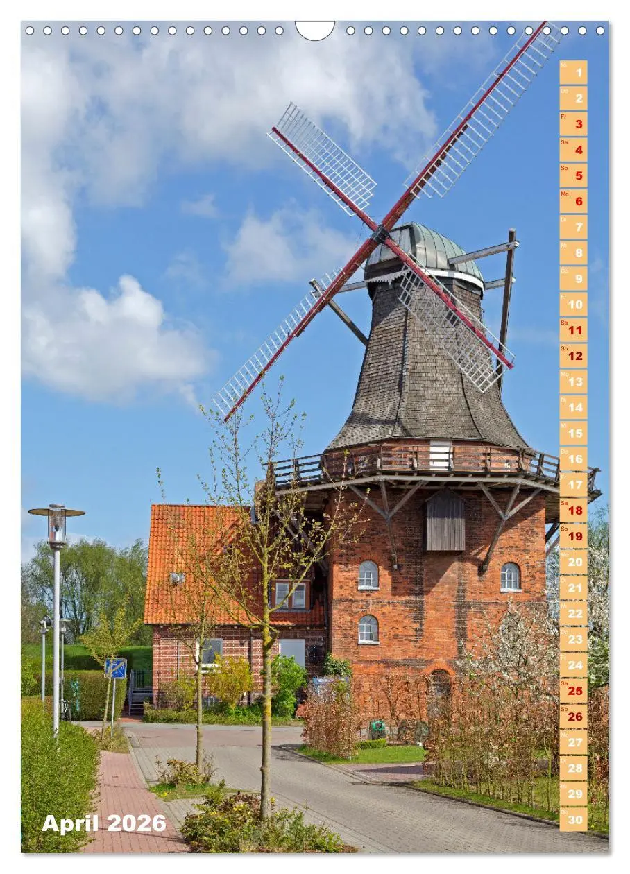 Bild: 9783516362244 | Deutschlands historische Windmühlen (Wandkalender 2026 DIN A3...