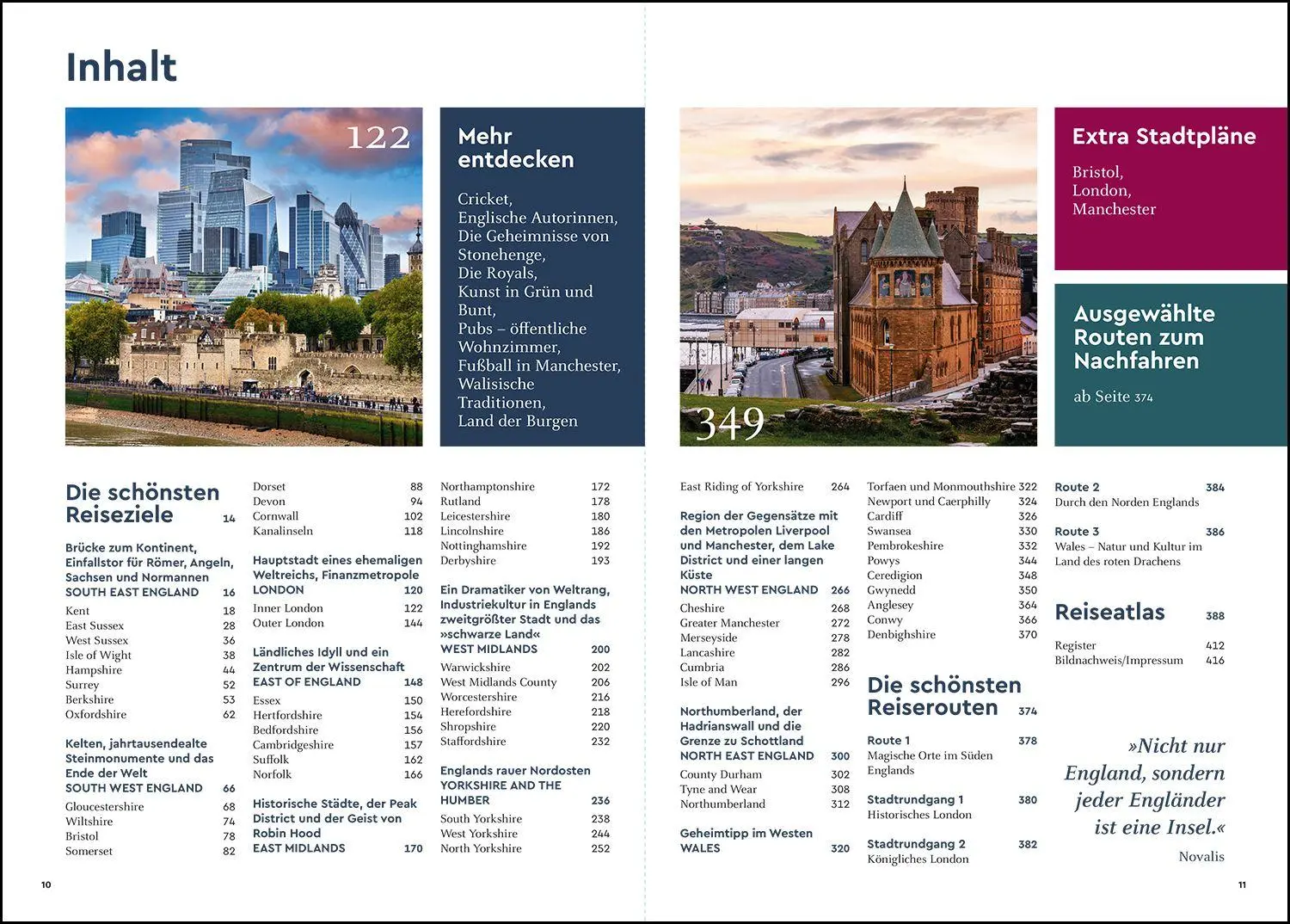 Bild: 9783969652244 | KUNTH Unterwegs in England &amp; Wales | Das große Reisebuch | Taschenbuch