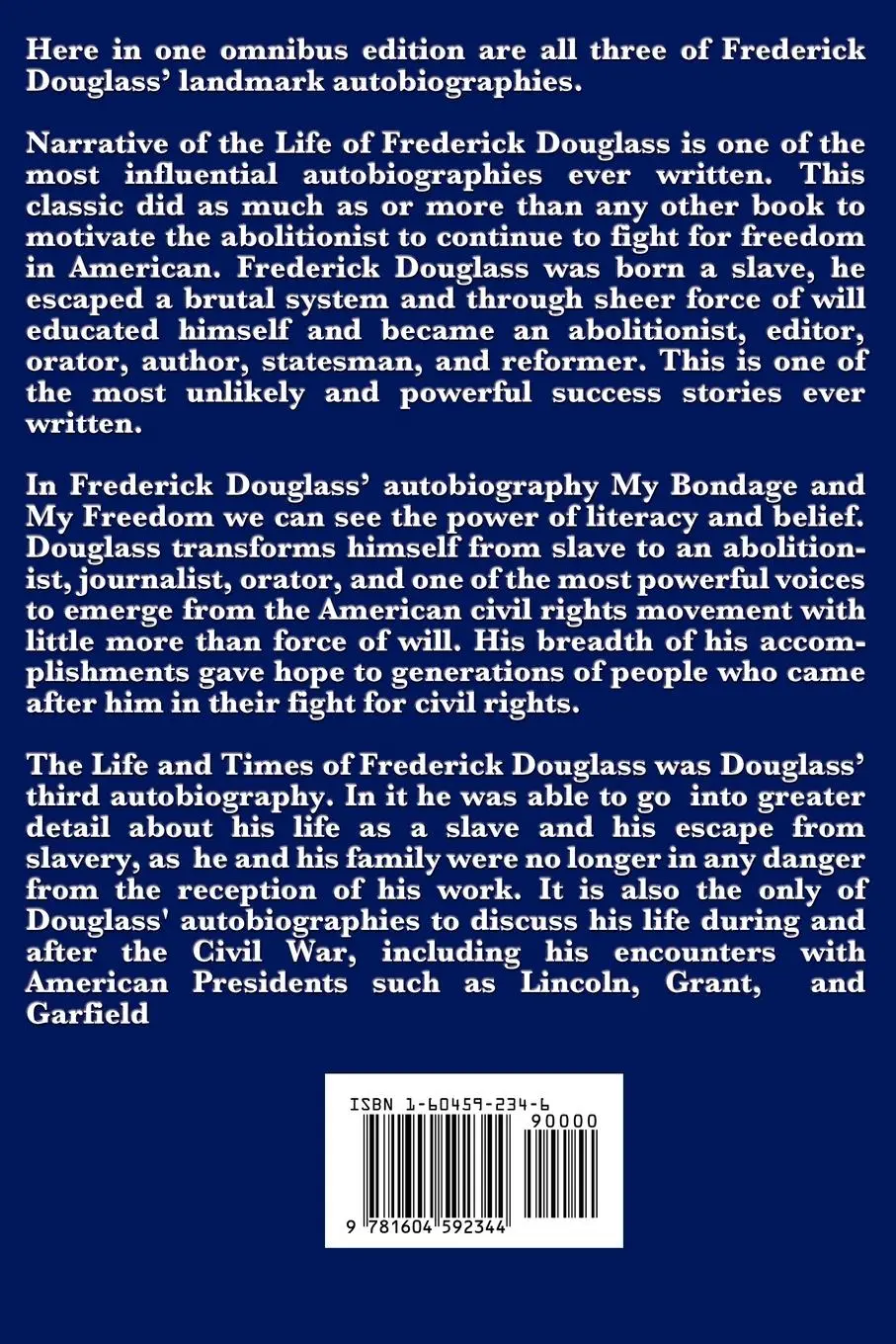 Rückseite: 9781604592344 | The Complete Autobiographies of Frederick Douglas (An African...