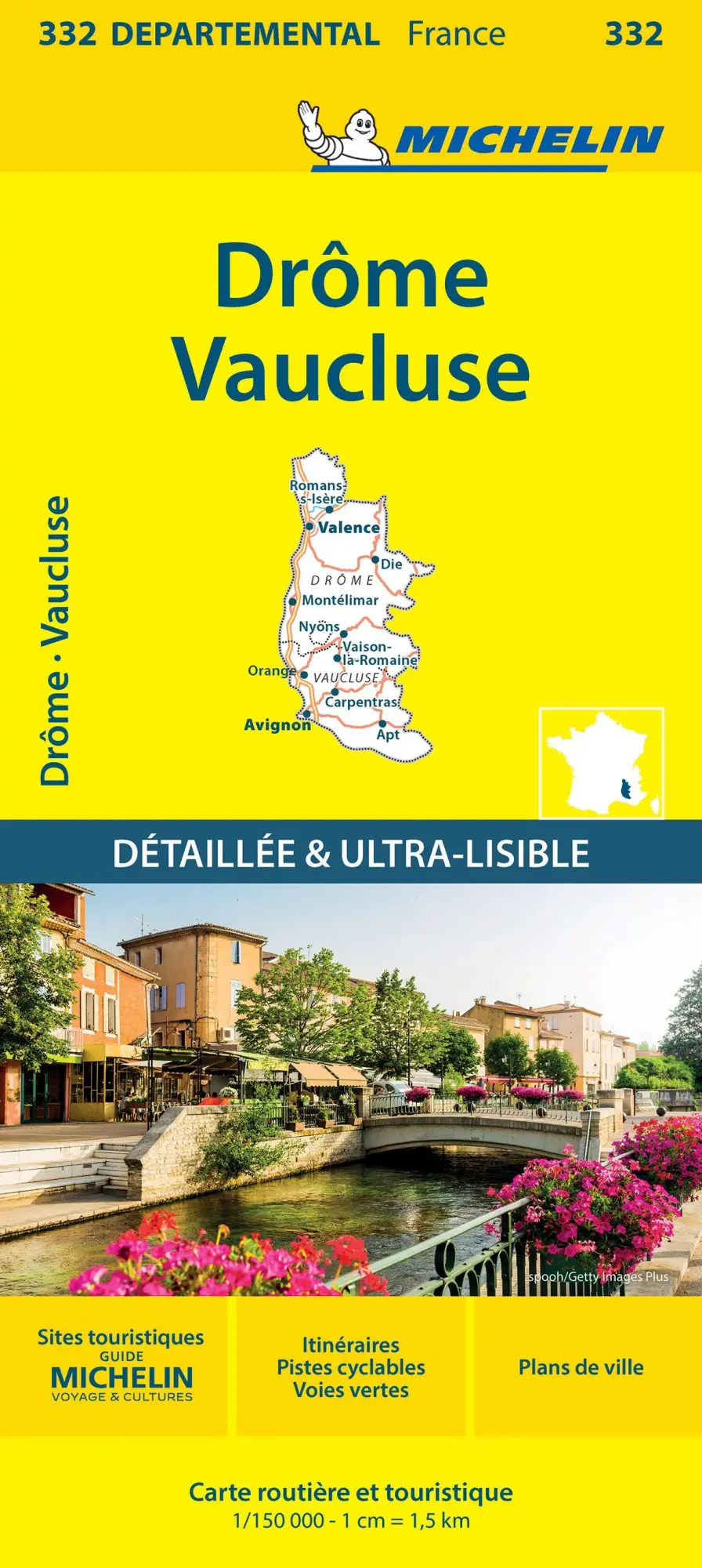 Cover: 9782067202344 | Drome Vaucluse - Michelin Local Map 332 | Michelin | (Land-)Karte
