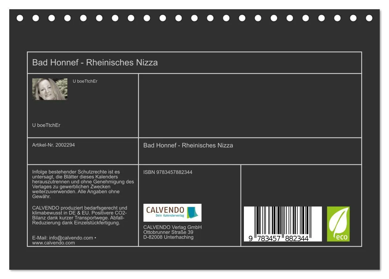 Bild: 9783457882344 | Bad Honnef - Rheinisches Nizza (Tischkalender 2026 DIN A5 quer),...