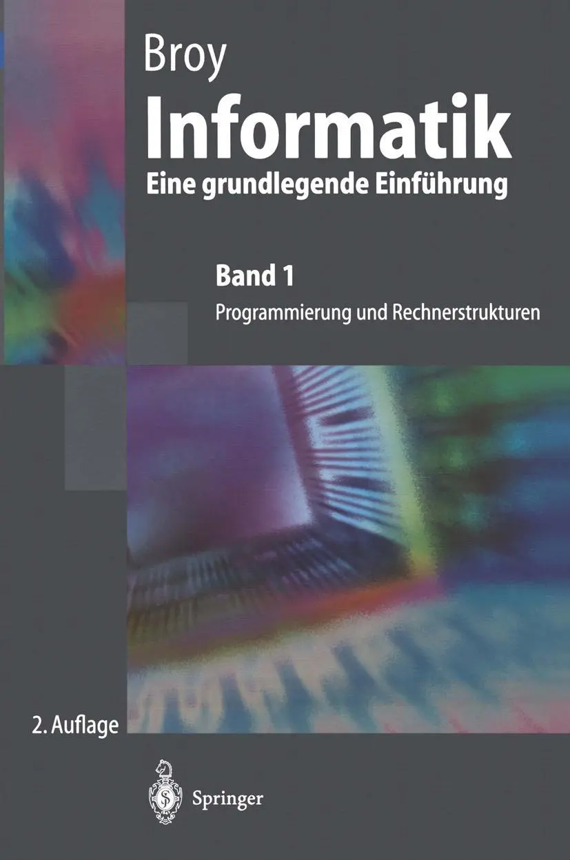 Cover: 9783540632344 | Informatik Eine grundlegende Einführung | Manfred Broy | Taschenbuch