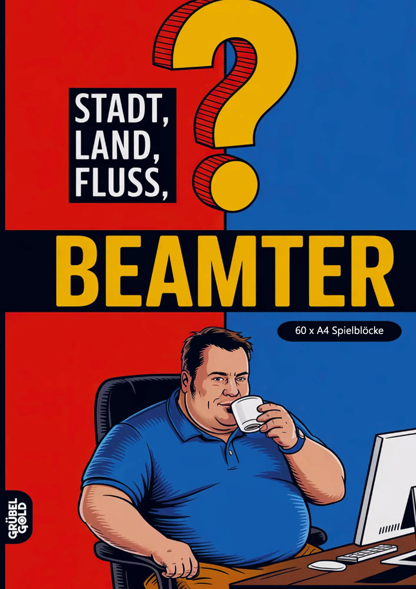 Cover: 9783693192344 | Stadt, Land, Fluss, Beamter | Grübelgold Rätselhefte | Taschenbuch