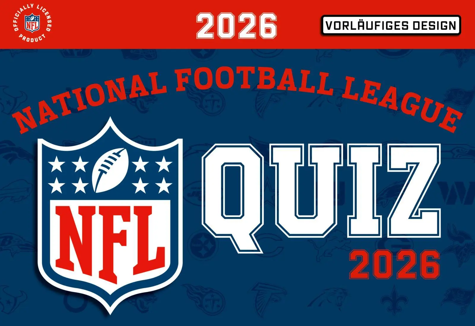 Cover: 9783830322344 | NFL Quiz Kalender - 2026 | Holger Weishaupt | Kalender | NFL | 640 S.