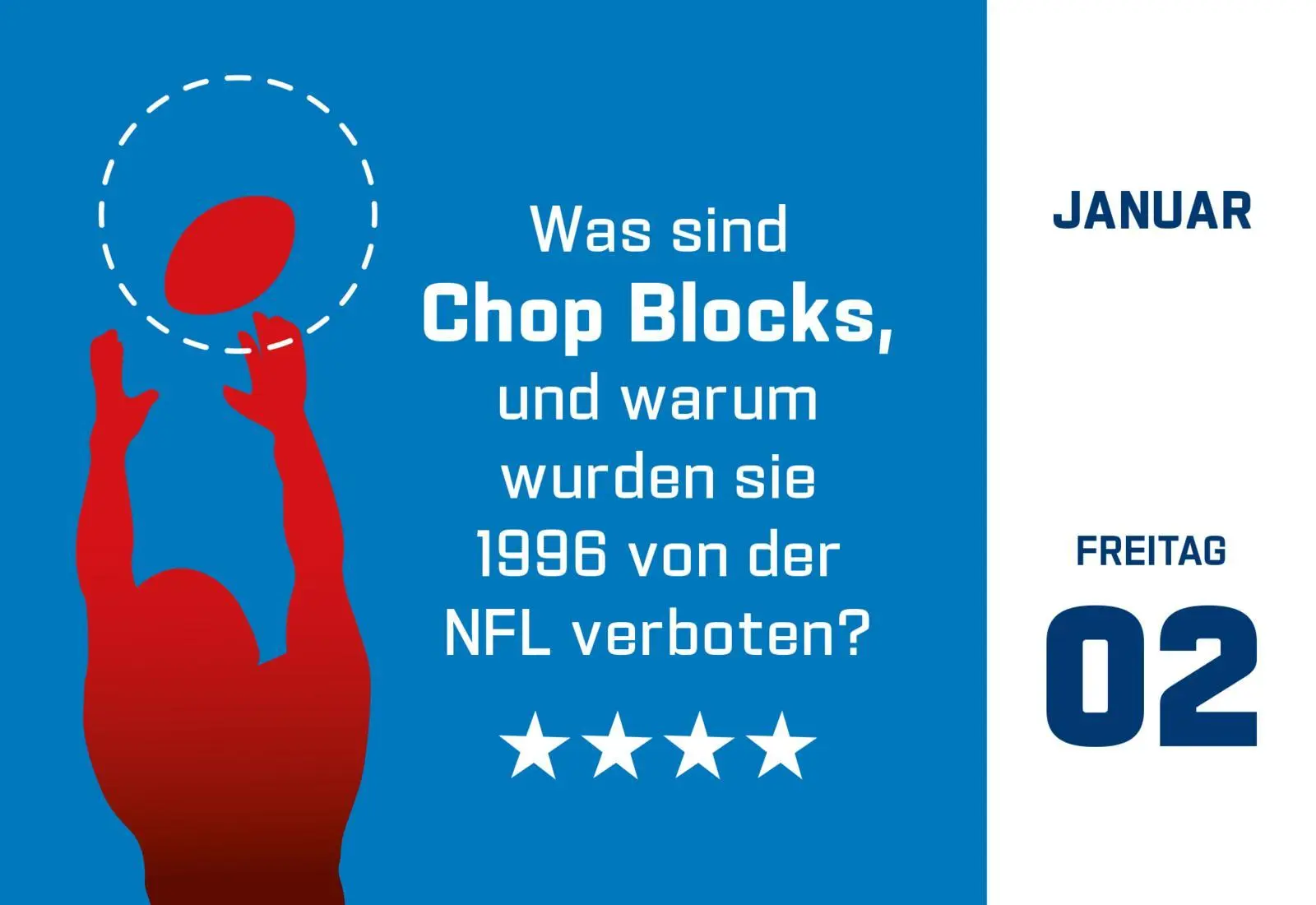 Bild: 9783830322344 | NFL Quiz Kalender - 2026 | Holger Weishaupt | Kalender | NFL | 640 S.