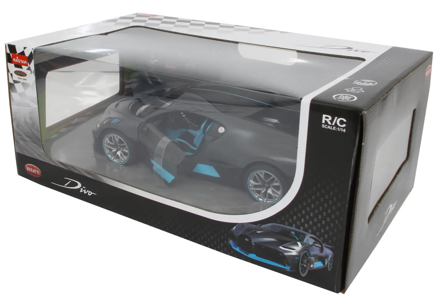 Bild: 4042774462444 | Jamara Bugatti Divo 1:14 grau 2,4GHz | In Karton | 403131 | Deutsch