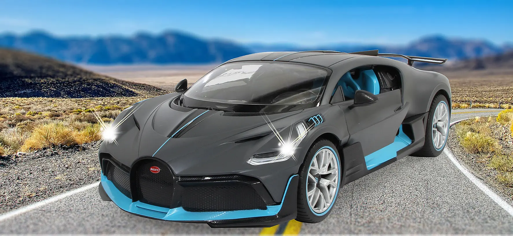 Bild: 4042774462444 | Jamara Bugatti Divo 1:14 grau 2,4GHz | In Karton | 403131 | Deutsch