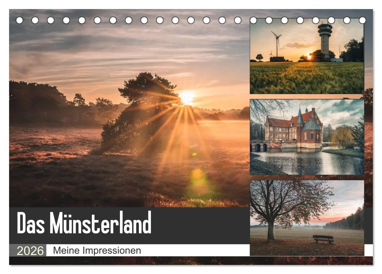 Cover: 9783457702444 | Das Münsterland - Meine Impressionen (Tischkalender 2026 DIN A5...