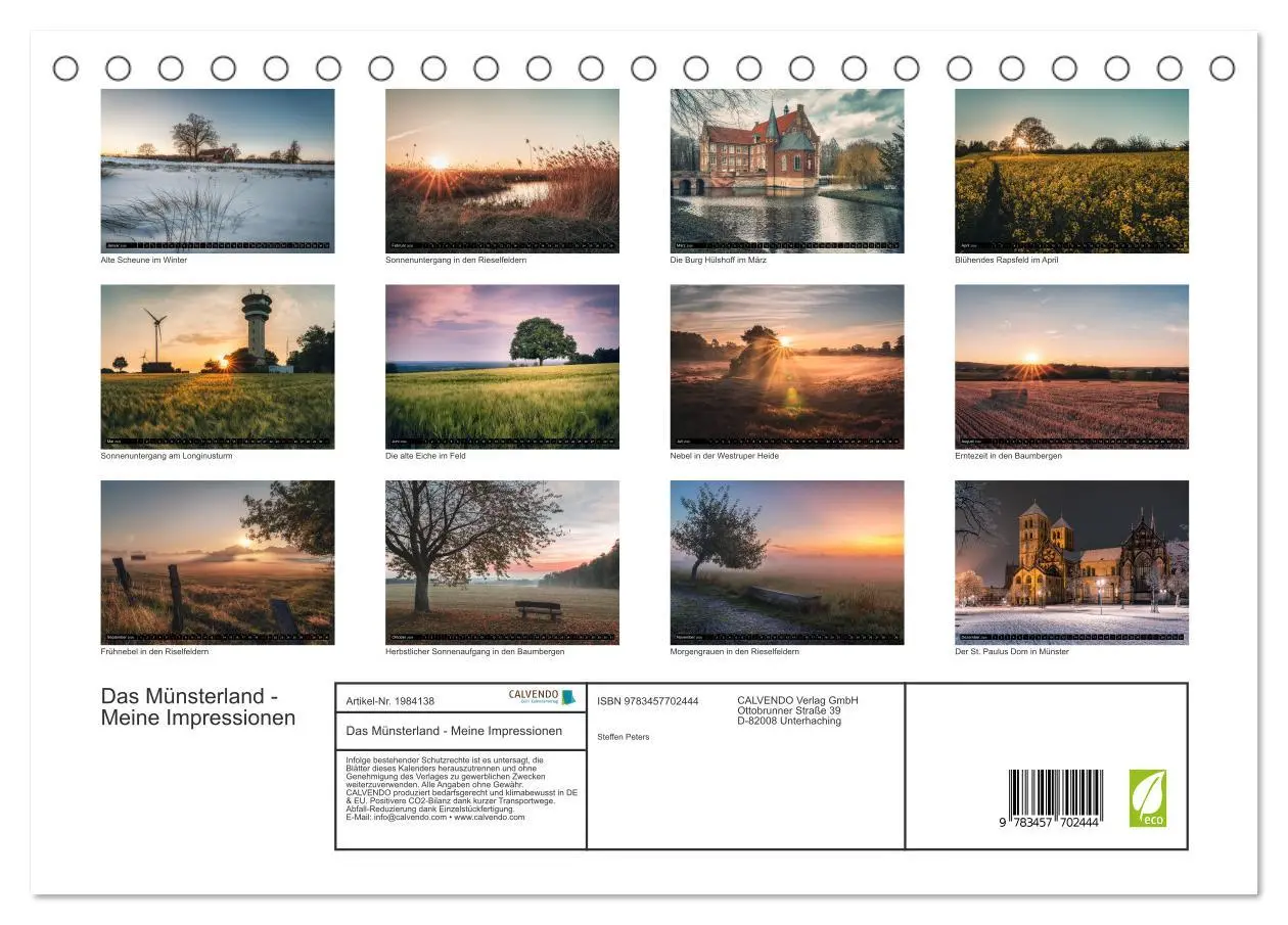 Bild: 9783457702444 | Das Münsterland - Meine Impressionen (Tischkalender 2026 DIN A5...