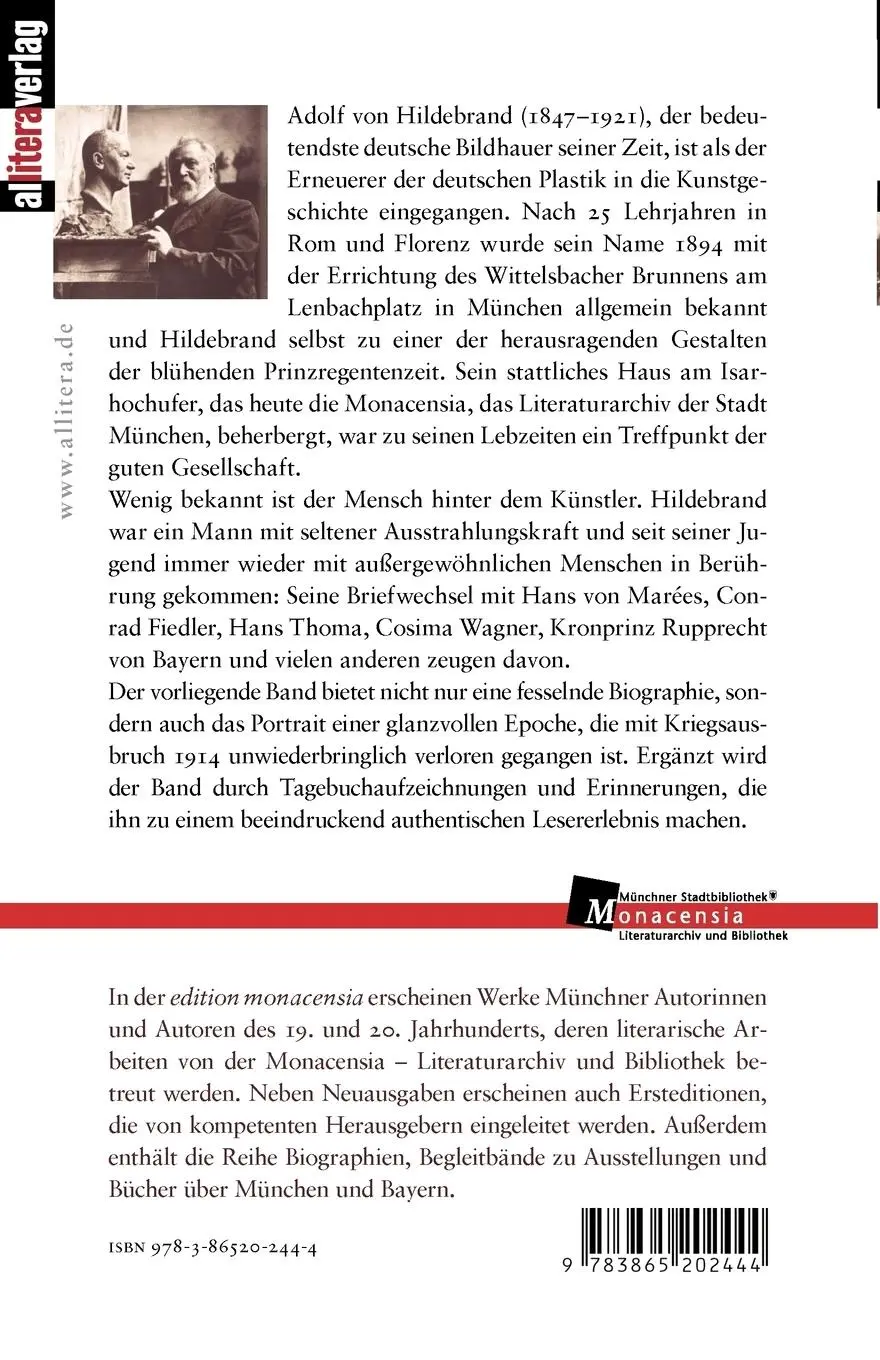 Rückseite: 9783865202444 | Adolf von Hildebrand und seine Welt | Briefe und Erinnerungen | Buch