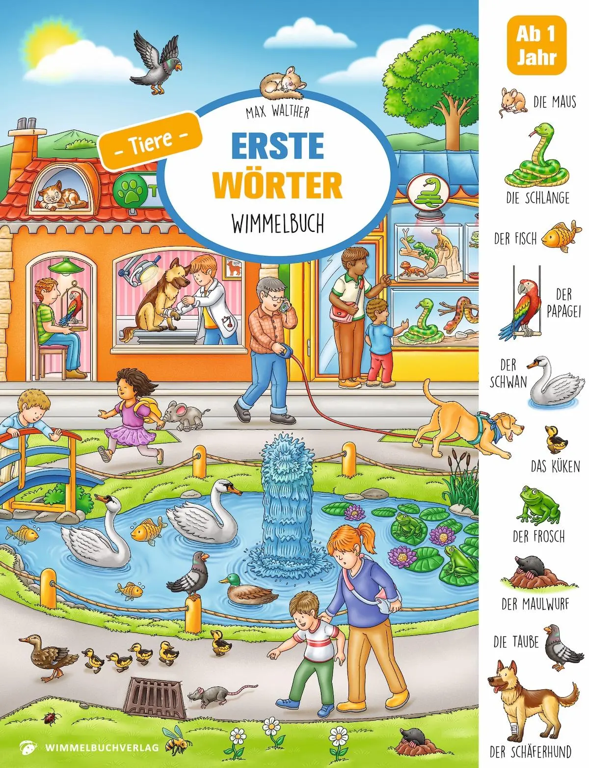 Cover: 9783985852444 | Erste Wörter Wimmelbuch Tiere | Max Walther | Buch | 14 S. | Deutsch