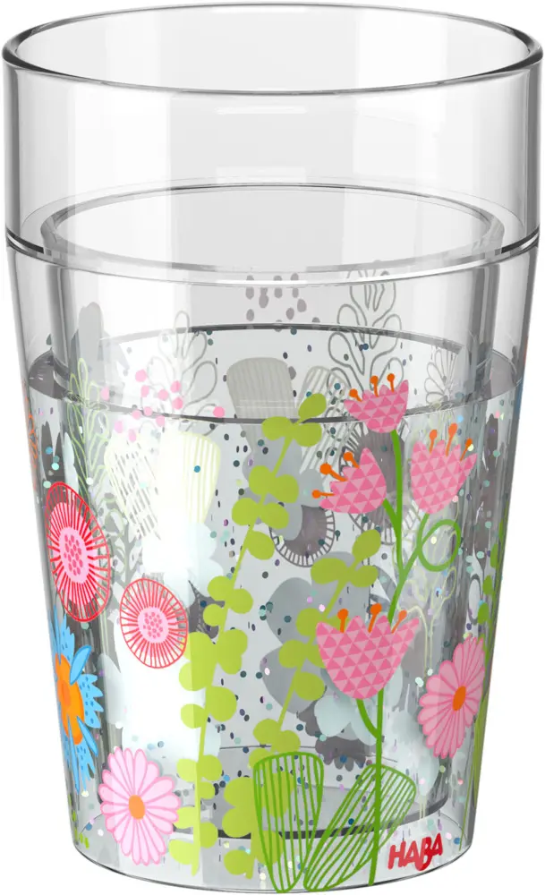 Cover: 4010168252544 | HABA Glitzerbecher Blumen | 4c Aufkleber | 1305706 | Deutsch | 2020
